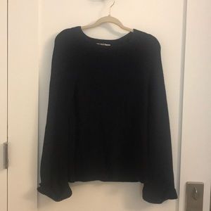 Kimono sleeve knit sweater